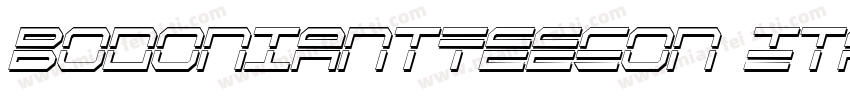 BodoniAntTEECon Ital字体转换